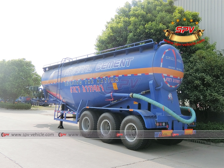 Bulk Cement Tank Semi-trailer - LB Bulk Cement Tank Semi-trailer - LB